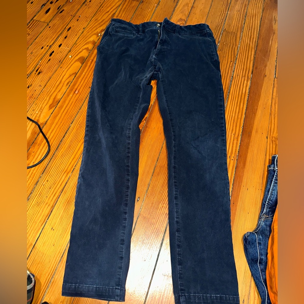 Express Stretch Chino Pants Navy